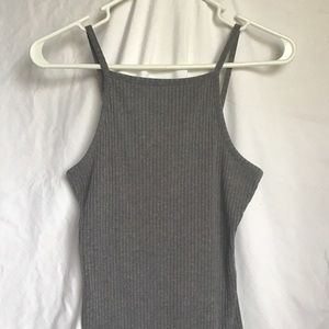 Grey Tank Top Body Suit - Size Med